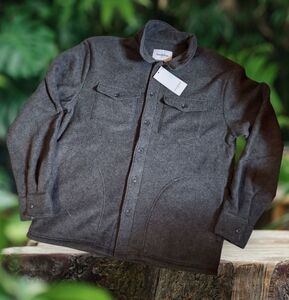 Goodfellow & Co Charcoal Gray Lightweight Fleece Shirt Jacket Casual Style